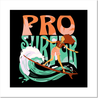 Pro surfing Posters and Art